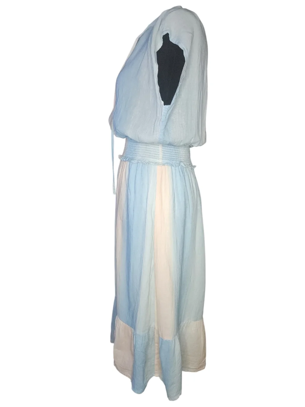 Rails Ashlyn Sunset Gradient Linen Blend Dress, Womens Small - Picture 3 of 6
